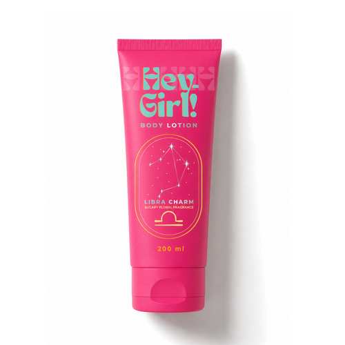 Hey Girl – Libra Charm Lotion – Sugary Floral – 200g