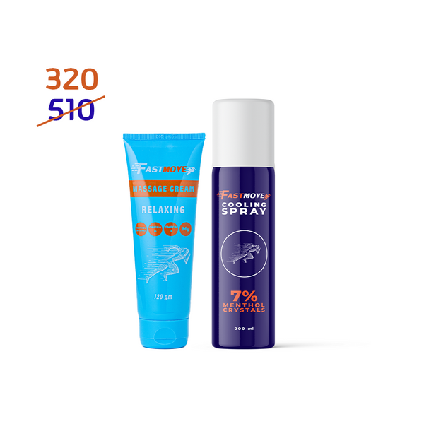Fastmove cooling spary + fastmove cream 120gm