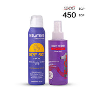 Sun-Safe Glow Duo (Sunscreen Spray + R1)