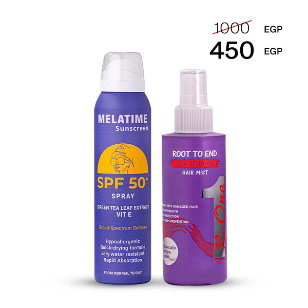 Sun-Safe Glow Duo (Sunscreen Spray + R1)