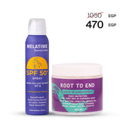 Sun-Hydra Duo (Sunscreen Spray + Leave-In Conditioner)