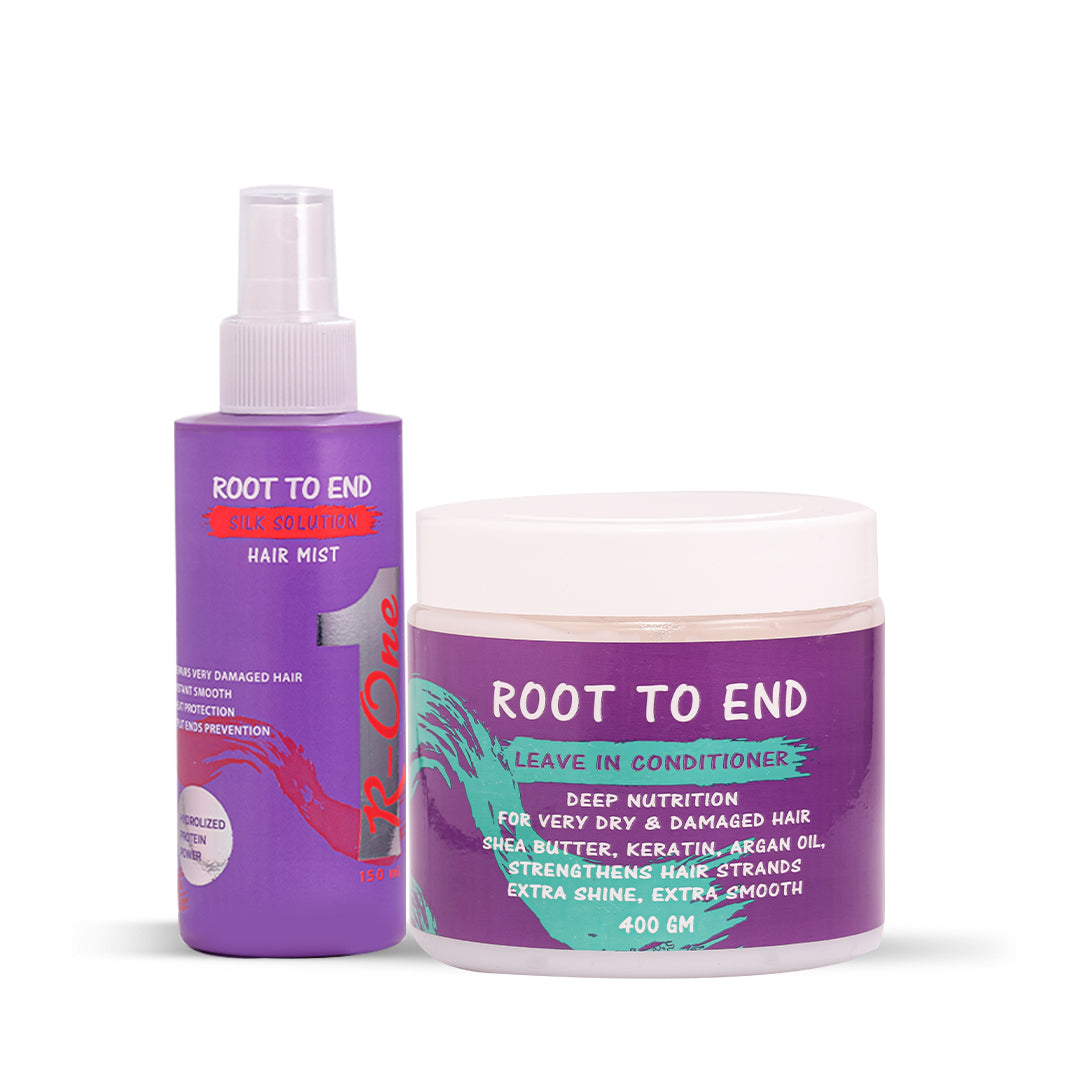 Frizz-Free Essentials Duo (Leave-In + R1)