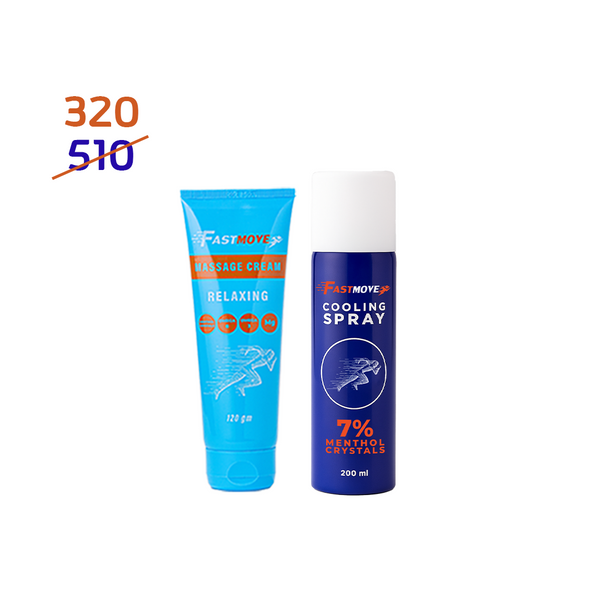 Fastmove cooling spary + fastmove cream 120gm