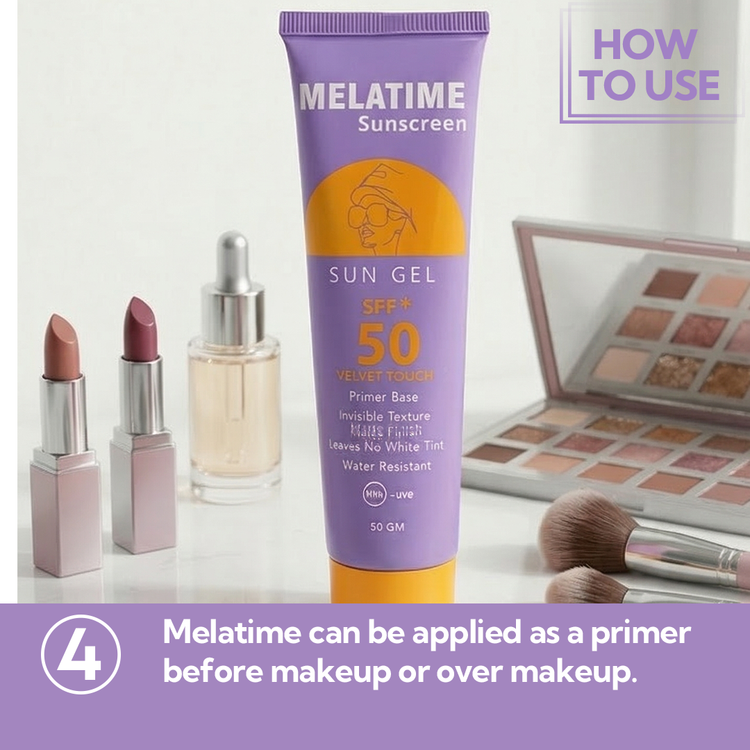 Melatime Sunscreen Gel SPF 50+ 50g – Matte Finish for Oily Skin | Leap ...
