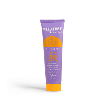 MELATIME SUN SCREEN SPF(50+)SUN GEL 50 GM