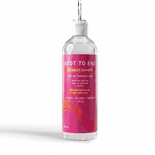 Root To End Shampoo for Dry & Damaged Hair 500ML