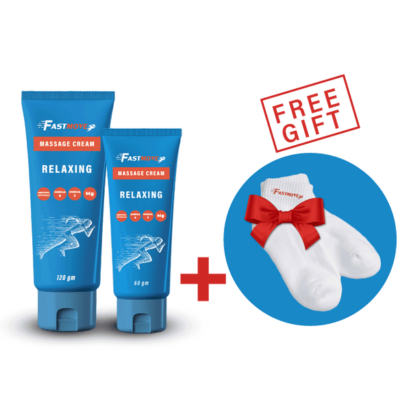 Fastmove Massage Cream Bundle ( 2 Bottles + Free Socks )