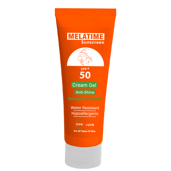 MELATIME Sunscreen SPF 50+ Cream Gel 120GM