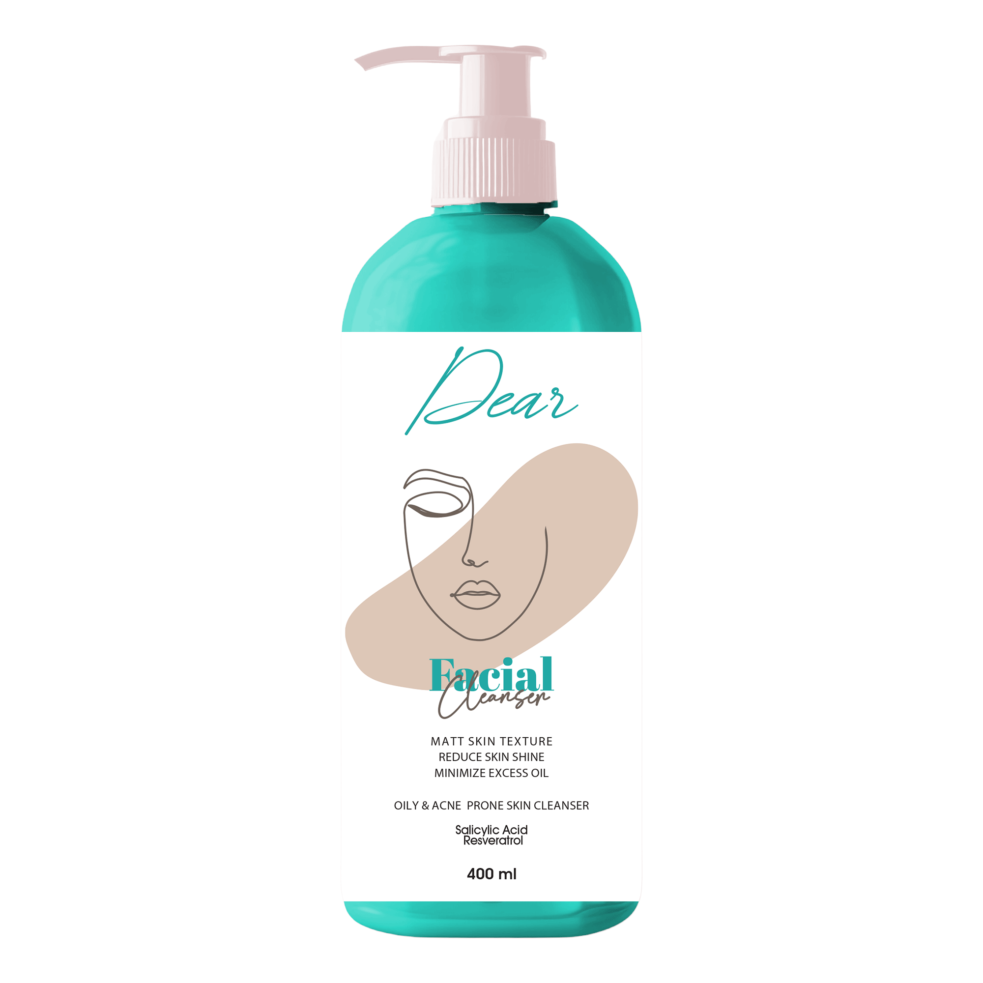 Dear Facial Cleanser For Oily & Acne Prone Skin 400ML – Leap Cosmeceuticals